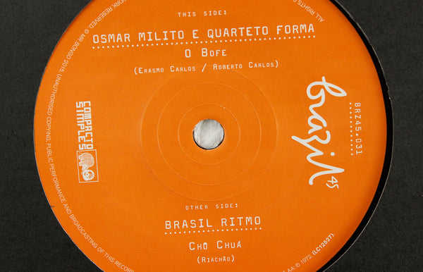 Osmar Milito & Quarteto Forma – O Bofe / Brasil Ritmo – Cho Chua – 7