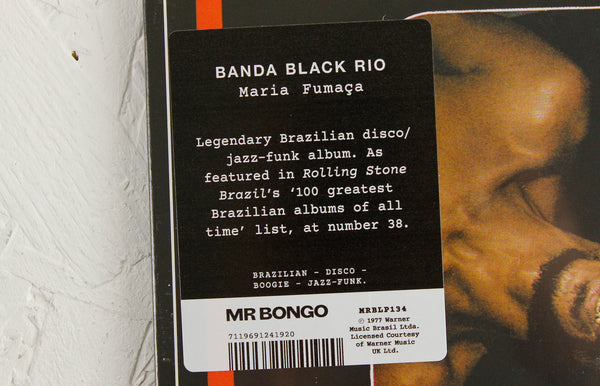 Banda Black Rio – Maria Fumaca – Vinyl LP/CD – Mr Bongo USA