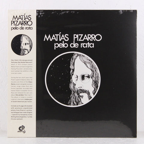 欧CD Matias Pizarro Pelo De Rata ALT018 Altercat /00110 Matías Pizarro - Pelo de Rata (Vinyl LP / Ltd Edition LP
