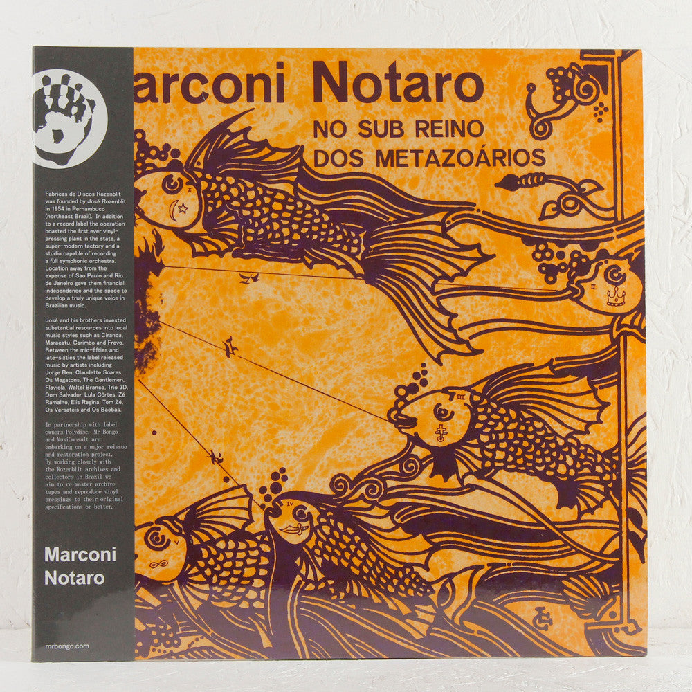 西LP Marconi Notaro No Sub Reino Dos zoarios FD029 Fatiado Discos /00260 Marconi Notaro – No Sub Reino Dos Metazoários – Vinyl